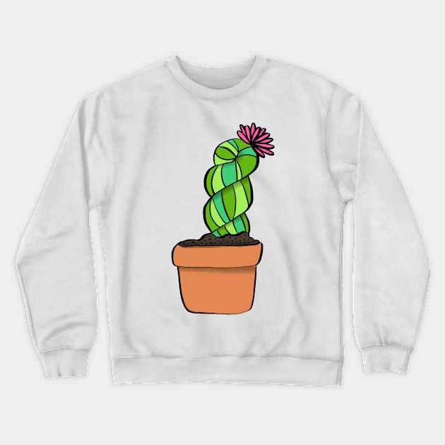 Potted Yarn Cactus Crewneck Sweatshirt by HELLOhappy